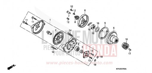 OIL PUMP CRF230F9 de 2009